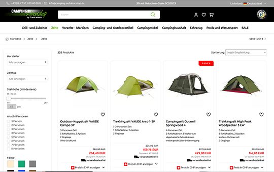 Screenshot www.camping-outdoorshop.de
