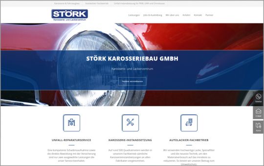 Screenshot www.stoerk-gmbh.de